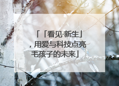 「看见·新生」，用爱与科技点亮毛孩子的未来