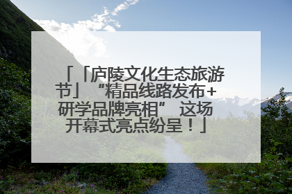 「庐陵文化生态旅游节」“精品线路发布+研学品牌亮相” 这场开幕式亮点纷呈！