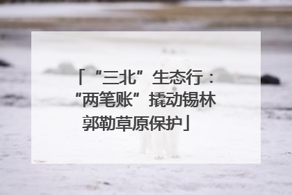 “三北”生态行：“两笔账”撬动锡林郭勒草原保护