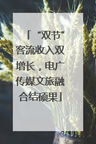 “双节”客流收入双增长，电广传媒文旅融合结硕果