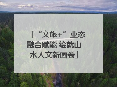 “文旅+”业态融合赋能 绘就山水人文新画卷