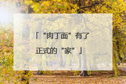 “肉丁面”有了正式的“家”