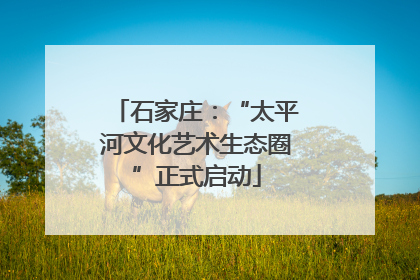 石家庄：“太平河文化艺术生态圈”正式启动