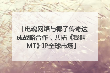 电魂网络与椰子传奇达成战略合作，共拓《我叫MT》IP全球市场