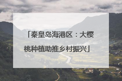 秦皇岛海港区：大樱桃种植助推乡村振兴