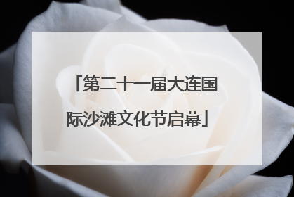 第二十一届大连国际沙滩文化节启幕