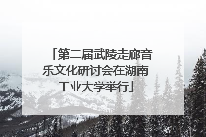 第二届武陵走廊音乐文化研讨会在湖南工业大学举行