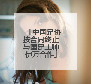 中国足协按合同终止与国足主帅伊万合作
