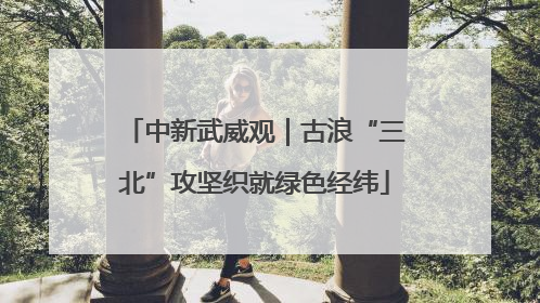 中新武威观｜古浪“三北”攻坚织就绿色经纬