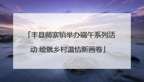 丰县师寨镇举办端午系列活动 绘就乡村温情新画卷