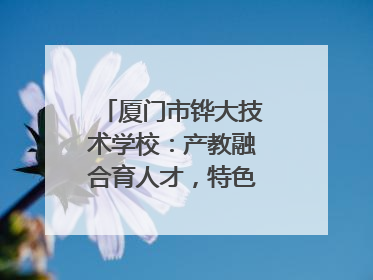 厦门市铧大技术学校：产教融合育人才，特色办学谱新篇
