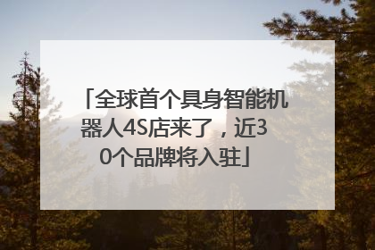 全球首个具身智能机器人4S店来了，近30个品牌将入驻