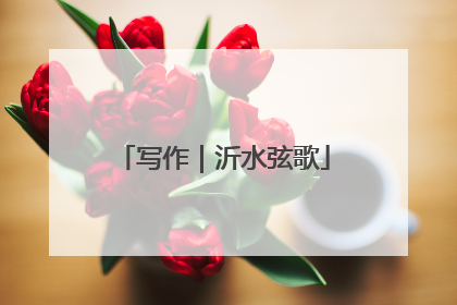 写作｜沂水弦歌