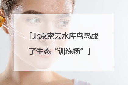 北京密云水库鸟岛成了生态“训练场”