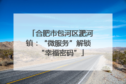 合肥市包河区淝河镇：“微服务”解锁“幸福密码”
