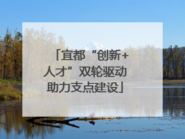宜都“创新+人才”双轮驱动助力支点建设