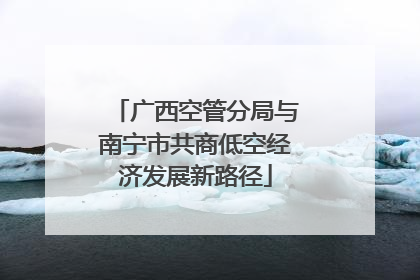 广西空管分局与南宁市共商低空经济发展新路径