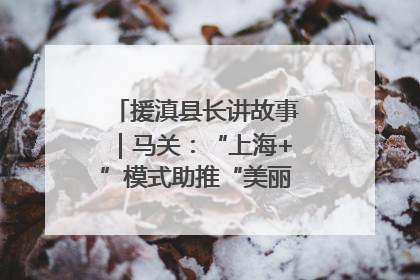 援滇县长讲故事｜马关：“上海+”模式助推“美丽产业”幸福绽放