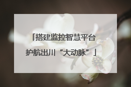 搭建监控智慧平台 护航出川“大动脉”