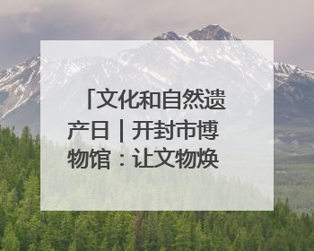 文化和自然遗产日｜开封市博物馆：让文物焕发新活力绽放新光彩