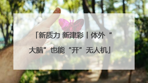 新质力 新津彩丨体外“大脑”也能“开”无人机
