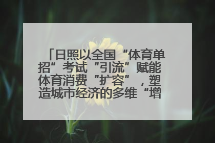 日照以全国“体育单招”考试“引流”赋能体育消费“扩容”，塑造城市经济的多维“增长极”——校地“携手”，打造“以赛营城”新范式