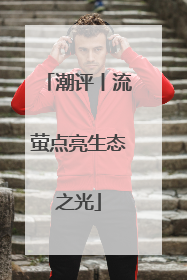 潮评丨流萤点亮生态之光