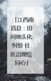 江西南昌县：田间地头化纠纷 社区治理绘同心
