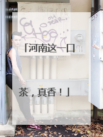 河南这一口茶，真香！