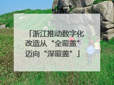 浙江推动数字化改造从“全覆盖”迈向“深覆盖”