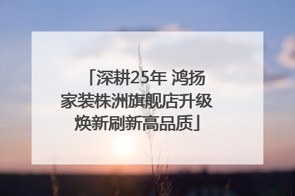 深耕25年 鸿扬家装株洲旗舰店升级焕新刷新高品质