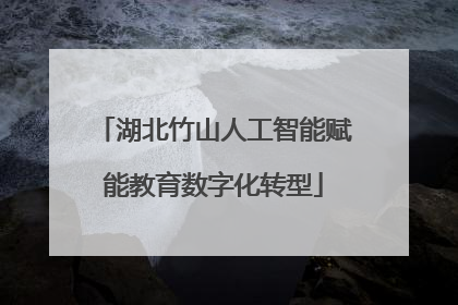 湖北竹山人工智能赋能教育数字化转型