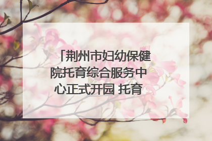 荆州市妇幼保健院托育综合服务中心正式开园 托育宣传月同步启动