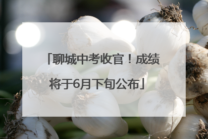 聊城中考收官！成绩将于6月下旬公布