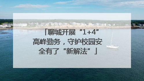 聊城开展“1+4”高峰勤务，守护校园安全有了“新解法”