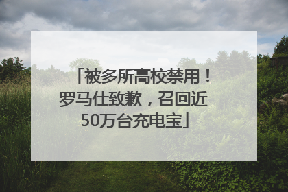 被多所高校禁用！罗马仕致歉，召回近50万台充电宝