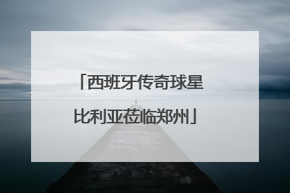 西班牙传奇球星 比利亚莅临郑州