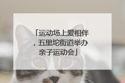 运动场上爱相伴，五里坨街道举办亲子运动会