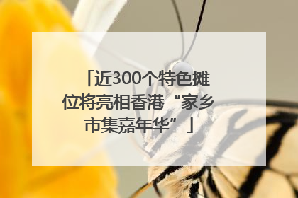 近300个特色摊位将亮相香港“家乡市集嘉年华”