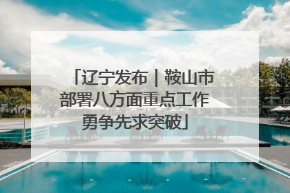 辽宁发布｜鞍山市部署八方面重点工作勇争先求突破