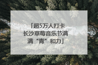 超5万人打卡 长沙草莓音乐节满满“青”和力