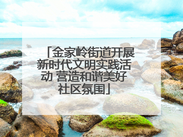 金家岭街道开展新时代文明实践活动 营造和谐美好社区氛围
