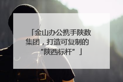 金山办公携手陕数集团，打造可复制的“陕西标杆”