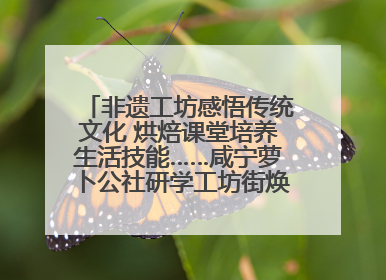 非遗工坊感悟传统文化 烘焙课堂培养生活技能……咸宁萝卜公社研学工坊街焕新迎“双节”
