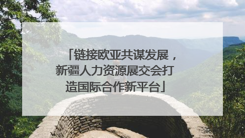 链接欧亚共谋发展，新疆人力资源展交会打造国际合作新平台
