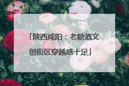 陕西咸阳：老糖酒文创街区穿越感十足