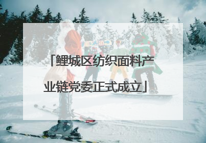 鲤城区纺织面料产业链党委正式成立