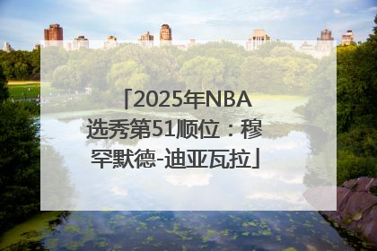 2025年NBA选秀第51顺位：穆罕默德-迪亚瓦拉