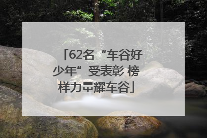 62名“车谷好少年”受表彰 榜样力量耀车谷