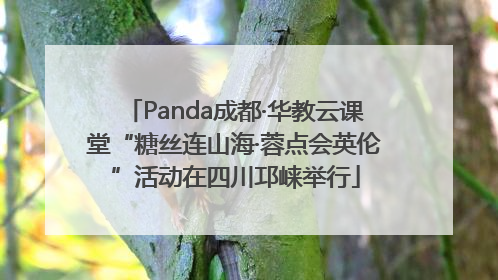 Panda成都·华教云课堂“糖丝连山海·蓉点会英伦”活动在四川邛崃举行
